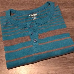 Carbon Blue and Grey Striped Shirt